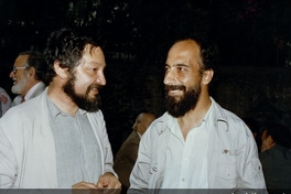  Federico Schopf junto a Raúl Zurita