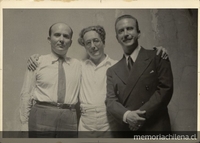 Rafael Da Silva, Tótila Albert y Claudio Arrau en Nueva York