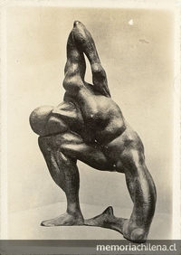 Escultura de obra El derrumbe, 1924