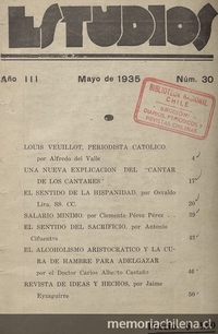 Estudios: número 30, mayo de 1935