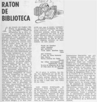 Ratón de biblioteca.