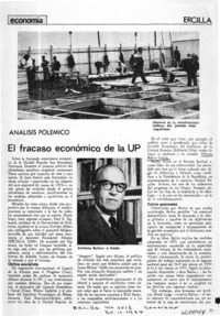 El fracaso económico de la UP.  [artículo]