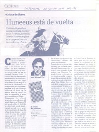 Huneeus está de vuelta