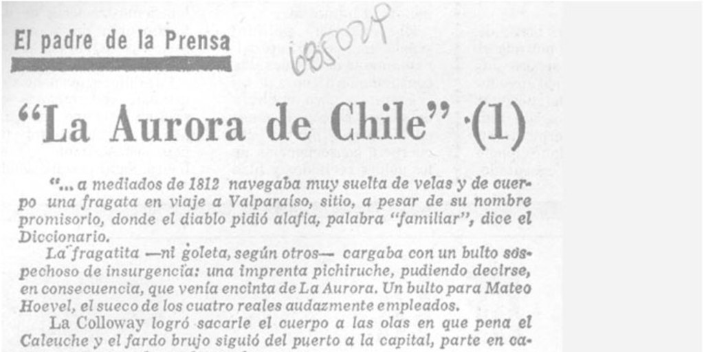 "La Aurora de Chile" (1)