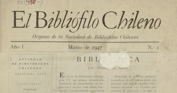 Listado de títulos completos de la Biblioteca José Antonio Rojas