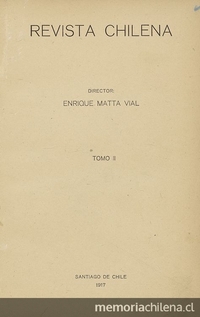 Revista Chilena. Año 1: número 6, septiembre de 1917