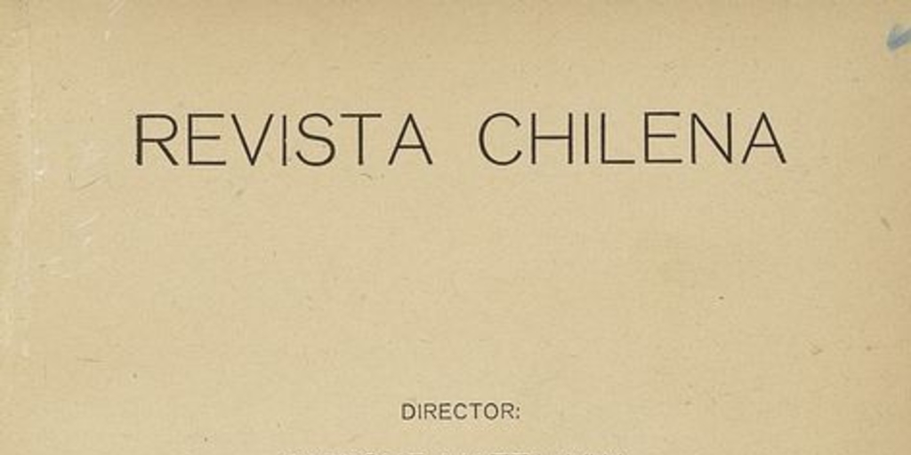 Revista Chilena. Año 1: número 8, noviembre de 1917