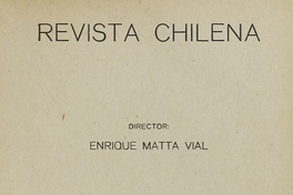 Revista chilena : tomo III, número 11, 1918
