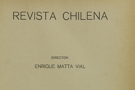 Revista chilena : número 16