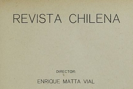 Revista chilena : tomo VI, número 17, 1918