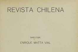 Revista chilena : tomo VI, número 18, 1918