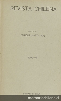 Revista chilena: tomo VIII, número 24, 1919