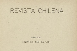Revista Chilena. Año 3, número 28, diciembre de 1919