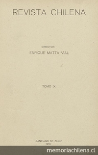 Revista Chilena. Año 3, número 30, abril de 1920