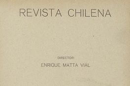 Revista chilena: tomo X, número 33, 1920