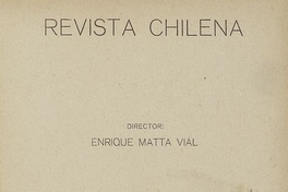 Revista chilena: tomo X, número 34, agosto de 1920