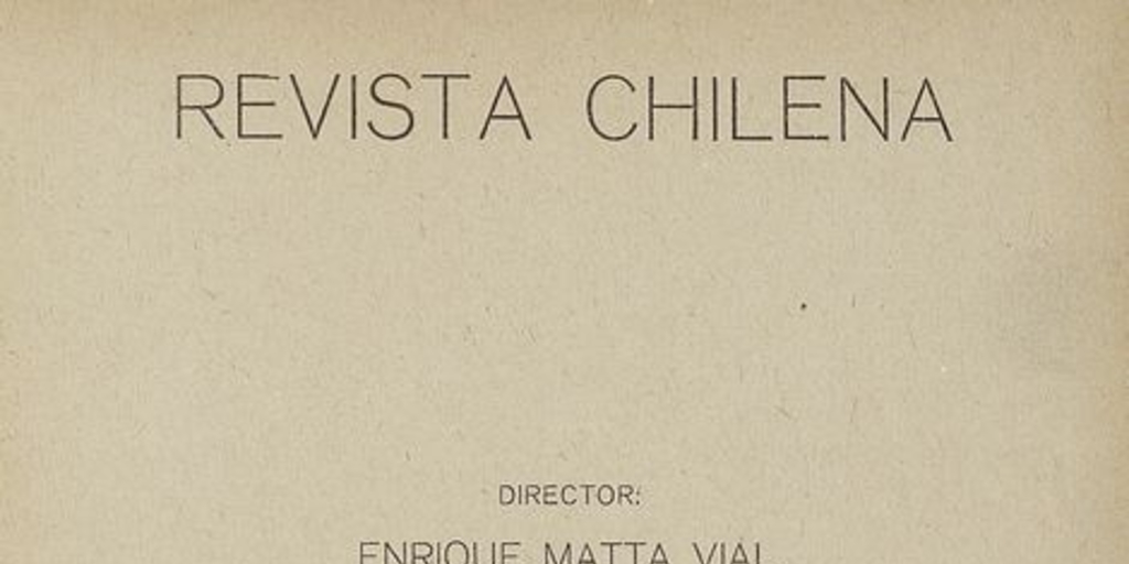 Revista chilena: tomo X, número 34, agosto de 1920