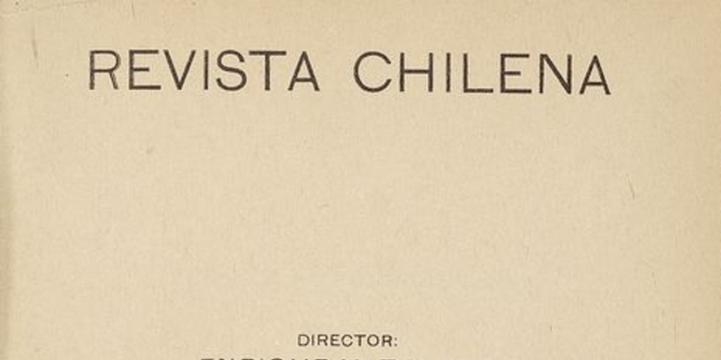 Revista chilena: tomo XI, número 36, 1920