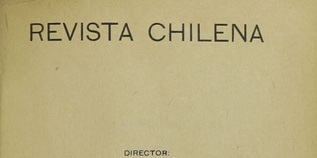 Revista chilena: tomo XI, número 40, 1920