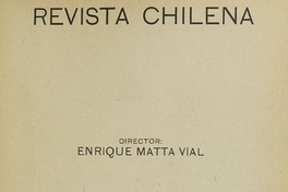 Revista chilena: tomo XII, número 42, 1921