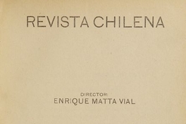 Revista Chilena. Año 4, número 47, noviembre de 1921