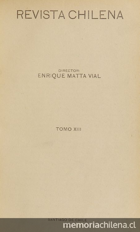 Revista Chilena. Año 4, número 48, diciembre de 1921