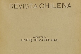 Revista Chilena. Año 4, número 50, abril de 1922