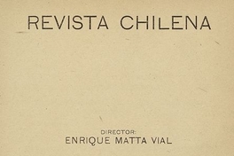 Revista Chilena. Año 4, número 51, mayo de 1922