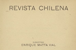 Revista chilena: tomo XIV, número 53, julio de 1922