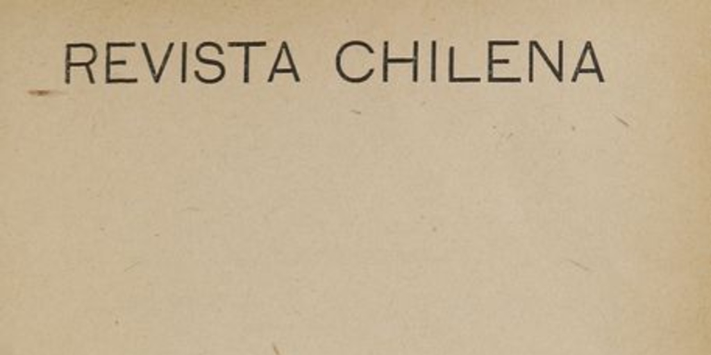  Revista Chilena. Año 4, número 54, agosto de 1922