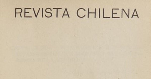 Revista chilena: año 15, número 56, octubre de 1922