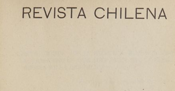 Revista chilena: año 15, número 57, noviembre de 1922