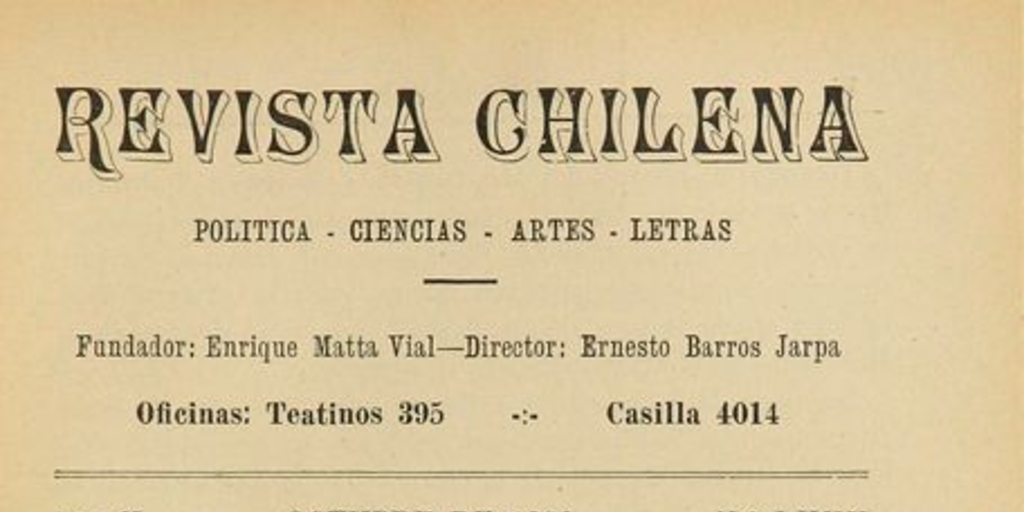 Revista chilena: año 10, número 80, octubre de 1926