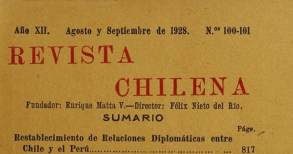 Jurisprudencia de la Cancillería Chilena