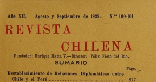 Jurisprudencia de la Cancillería Chilena