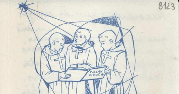 Tarjeta de navidad de Isauro Santelices a Gabriela Mistral. Santiago, 20 de diciembre de 1956