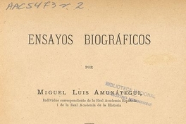 Ensayos biográficos: tomo 2