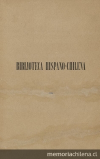 Biblioteca hispano-chilena :(1523-1817), volumen 3