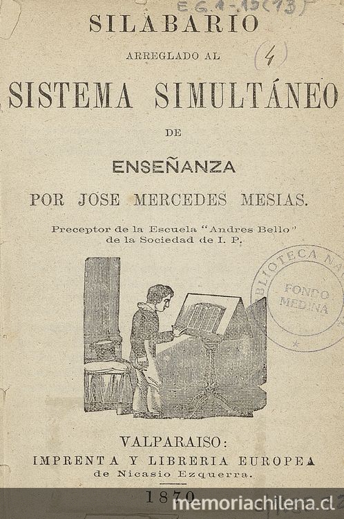 Silabario arreglado al sistema simultáneo de enseñanza