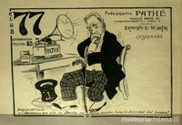 Anuncio publicitario Fonografía Pathé, 1906