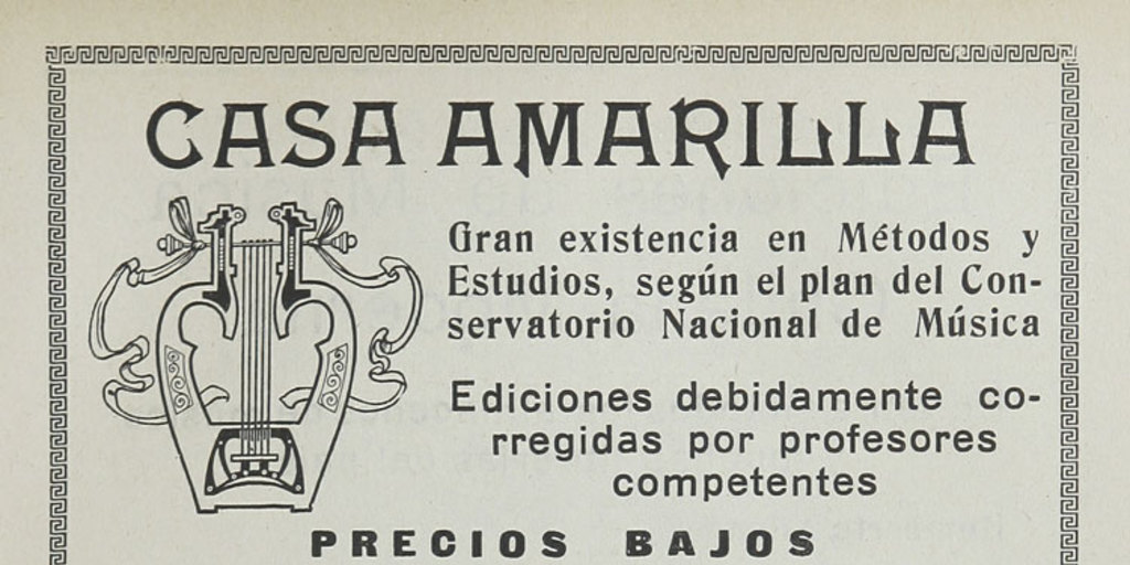 Casa Amarilla, 1932