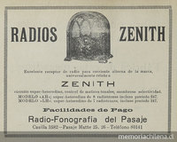 Radios Zenith, 1933