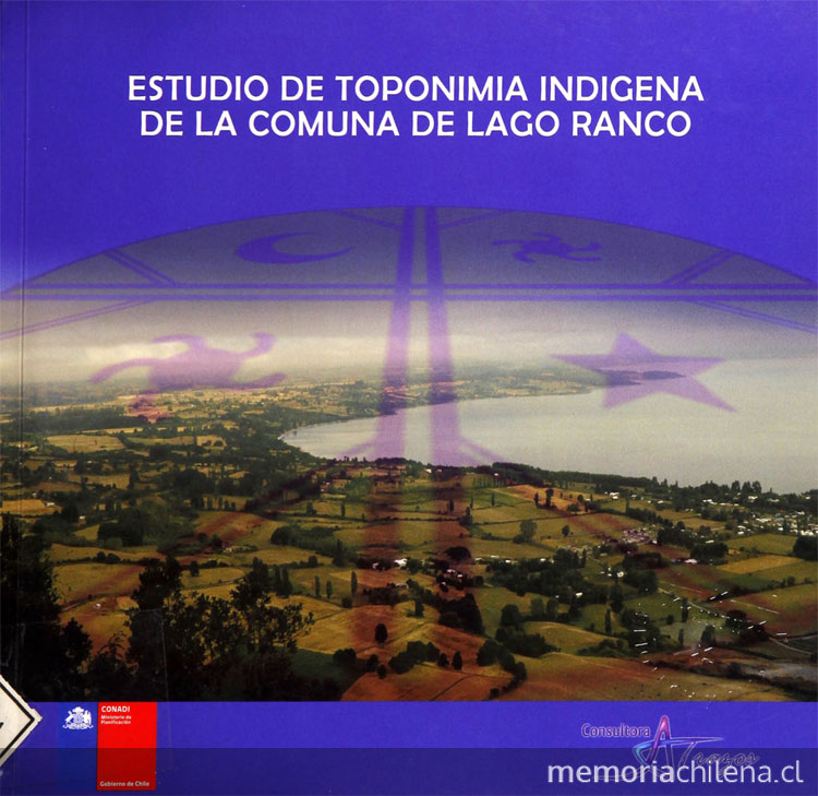 Estudio de toponimia indígena de la comuna de Lago Ranco