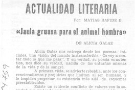 Jaula gruesa para el animal hembra