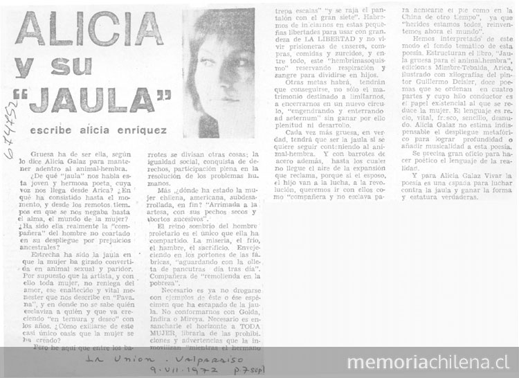 Alicia y su "jaula"