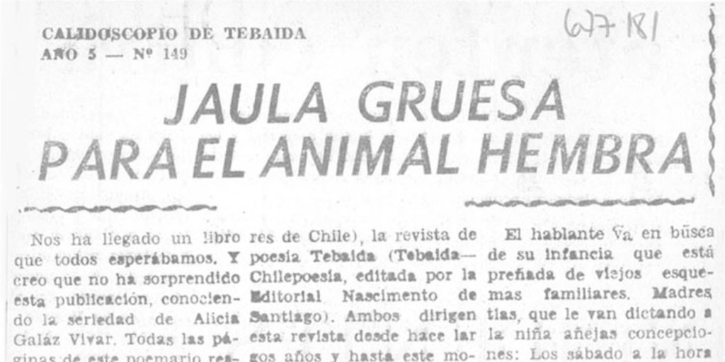 Jaula gruesa para el animal hembra