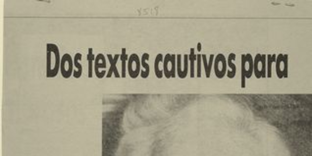 Dos textos cautivos para Alejandro Lipschütz