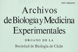 Un siglo de vida libre (1878-1978) Nuevos conceptos de homeostasis. Archivos de Medicina y Biología Experimentales, Vol. 13