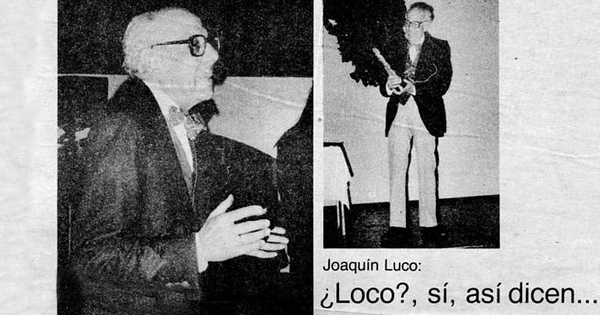 ¿Loco?, sí, así dicen...  El Rancagüino, Rancagua, 20 de abril 1985.