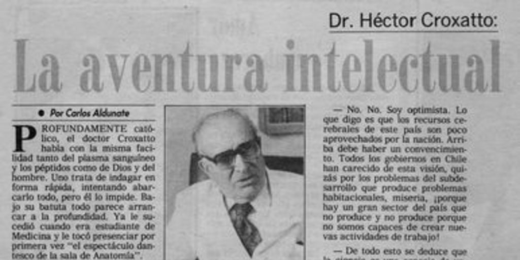 La aventura intelectual